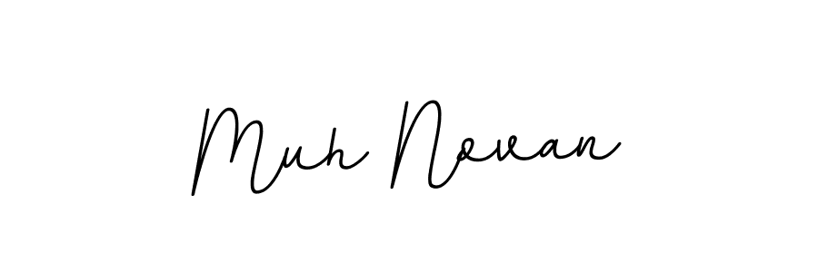 The best way (BallpointsItalic-DORy9) to make a short signature is to pick only two or three words in your name. The name Muh Novan include a total of six letters. For converting this name. Muh Novan signature style 11 images and pictures png