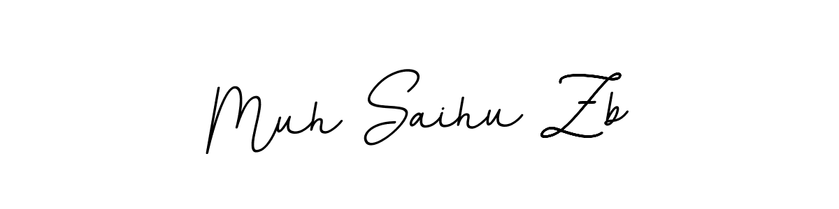 You can use this online signature creator to create a handwritten signature for the name Muh Saihu Zb. This is the best online autograph maker. Muh Saihu Zb signature style 11 images and pictures png