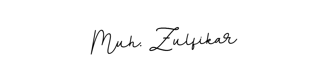 Make a beautiful signature design for name Muh. Zulfikar. With this signature (BallpointsItalic-DORy9) style, you can create a handwritten signature for free. Muh. Zulfikar signature style 11 images and pictures png
