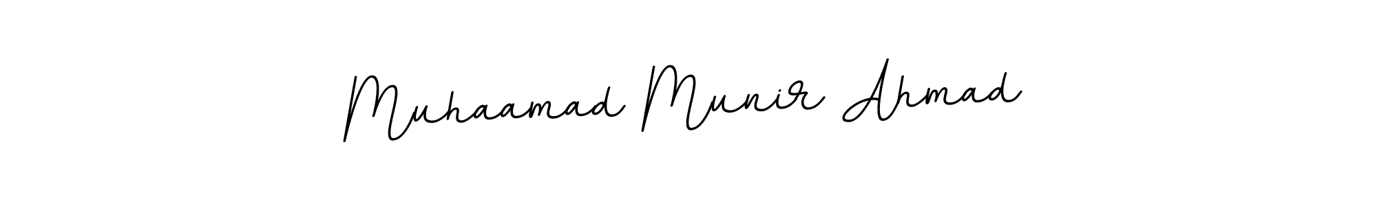 It looks lik you need a new signature style for name Muhaamad Munir Ahmad. Design unique handwritten (BallpointsItalic-DORy9) signature with our free signature maker in just a few clicks. Muhaamad Munir Ahmad signature style 11 images and pictures png