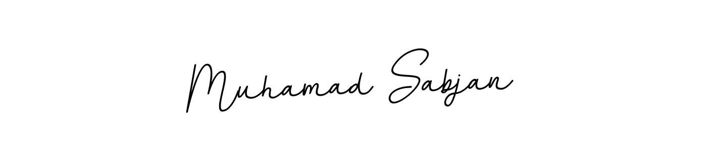 Also You can easily find your signature by using the search form. We will create Muhamad Sabjan name handwritten signature images for you free of cost using BallpointsItalic-DORy9 sign style. Muhamad Sabjan signature style 11 images and pictures png