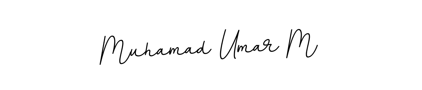 Muhamad Umar M stylish signature style. Best Handwritten Sign (BallpointsItalic-DORy9) for my name. Handwritten Signature Collection Ideas for my name Muhamad Umar M. Muhamad Umar M signature style 11 images and pictures png