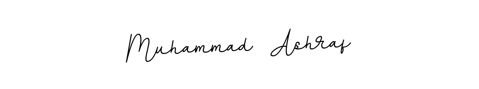 The best way (BallpointsItalic-DORy9) to make a short signature is to pick only two or three words in your name. The name Muhammad  Ashraf include a total of six letters. For converting this name. Muhammad  Ashraf signature style 11 images and pictures png