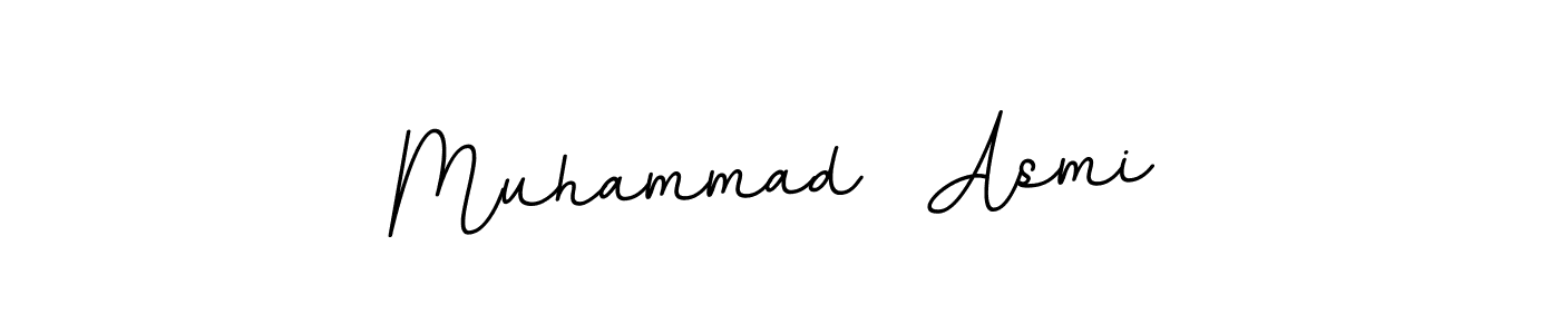 Design your own signature with our free online signature maker. With this signature software, you can create a handwritten (BallpointsItalic-DORy9) signature for name Muhammad  Asmi. Muhammad  Asmi signature style 11 images and pictures png