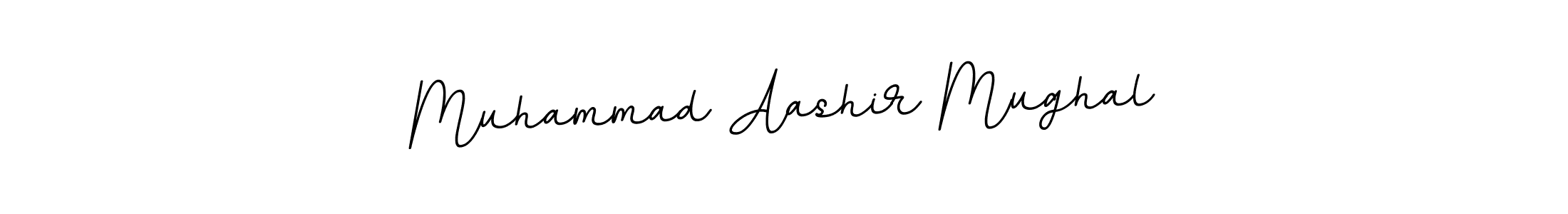 How to make Muhammad Aashir Mughal name signature. Use BallpointsItalic-DORy9 style for creating short signs online. This is the latest handwritten sign. Muhammad Aashir Mughal signature style 11 images and pictures png