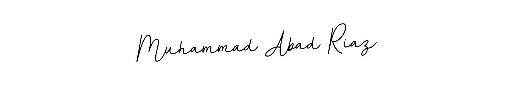 Create a beautiful signature design for name Muhammad Abad Riaz. With this signature (BallpointsItalic-DORy9) fonts, you can make a handwritten signature for free. Muhammad Abad Riaz signature style 11 images and pictures png