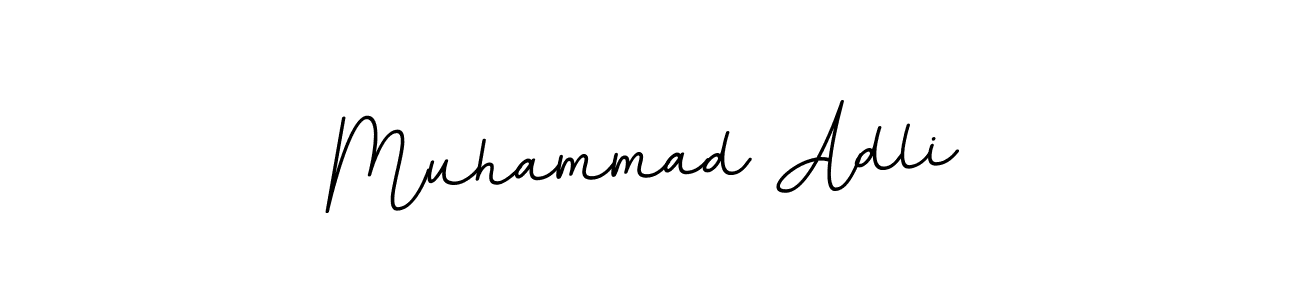 Create a beautiful signature design for name Muhammad Adli. With this signature (BallpointsItalic-DORy9) fonts, you can make a handwritten signature for free. Muhammad Adli signature style 11 images and pictures png