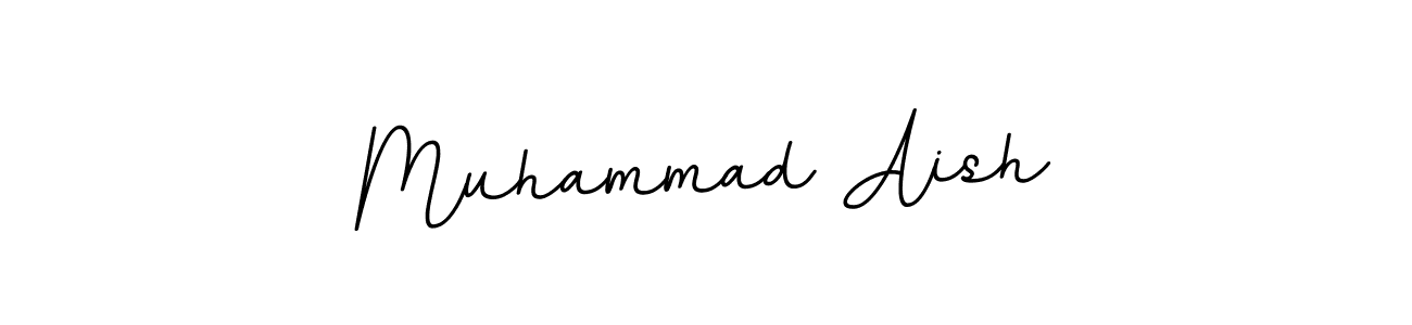 The best way (BallpointsItalic-DORy9) to make a short signature is to pick only two or three words in your name. The name Muhammad Aish include a total of six letters. For converting this name. Muhammad Aish signature style 11 images and pictures png
