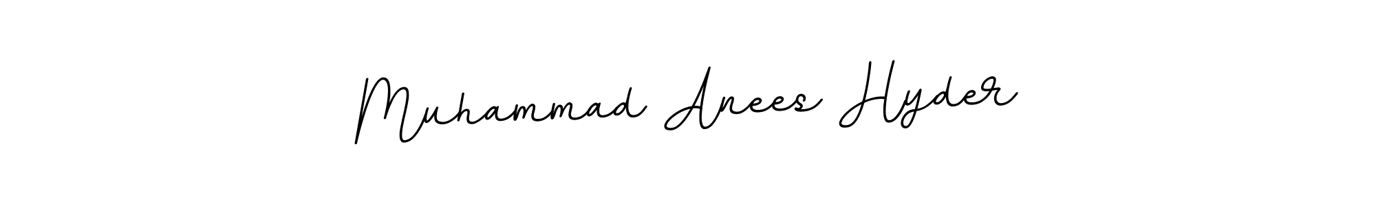 How to make Muhammad Anees Hyder name signature. Use BallpointsItalic-DORy9 style for creating short signs online. This is the latest handwritten sign. Muhammad Anees Hyder signature style 11 images and pictures png
