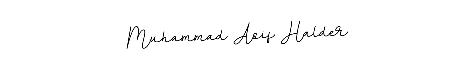 Create a beautiful signature design for name Muhammad Asif Halder. With this signature (BallpointsItalic-DORy9) fonts, you can make a handwritten signature for free. Muhammad Asif Halder signature style 11 images and pictures png