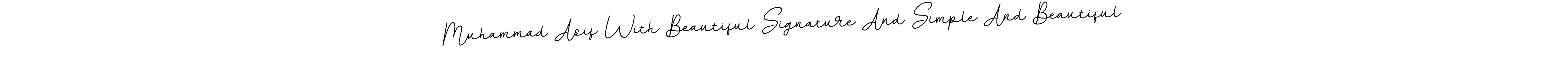 Design your own signature with our free online signature maker. With this signature software, you can create a handwritten (BallpointsItalic-DORy9) signature for name Muhammad Asif With Beautiful Signature And Simple And Beautiful. Muhammad Asif With Beautiful Signature And Simple And Beautiful signature style 11 images and pictures png