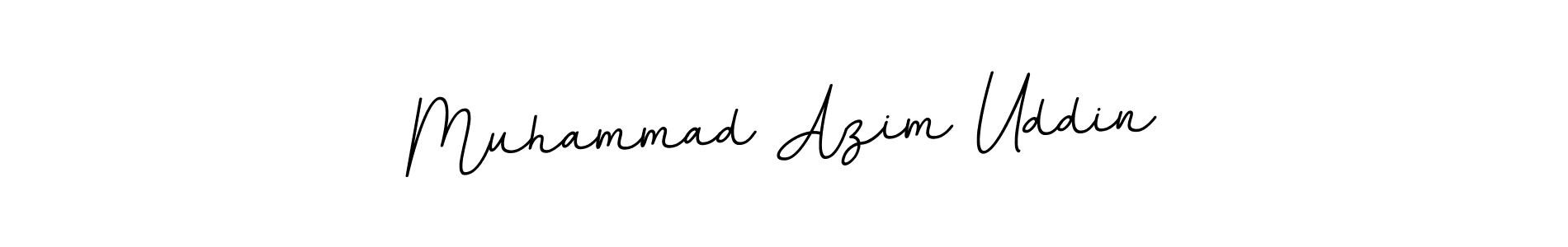 Design your own signature with our free online signature maker. With this signature software, you can create a handwritten (BallpointsItalic-DORy9) signature for name Muhammad Azim Uddin. Muhammad Azim Uddin signature style 11 images and pictures png
