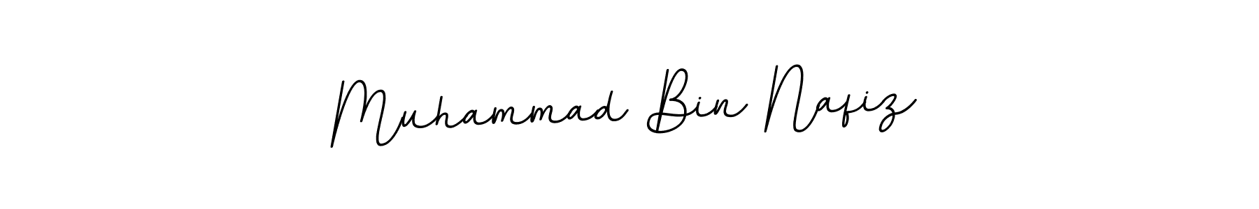 Use a signature maker to create a handwritten signature online. With this signature software, you can design (BallpointsItalic-DORy9) your own signature for name Muhammad Bin Nafiz. Muhammad Bin Nafiz signature style 11 images and pictures png
