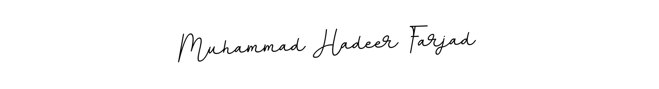 Create a beautiful signature design for name Muhammad Hadeer Farjad. With this signature (BallpointsItalic-DORy9) fonts, you can make a handwritten signature for free. Muhammad Hadeer Farjad signature style 11 images and pictures png