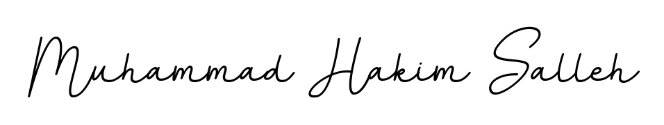 The BallpointsItalic-DORy9 signature style provides a bold statement for name Muhammad Hakim Salleh. Designed for business owners, executives, and leaders. Muhammad Hakim Salleh signature style 11 images and pictures png