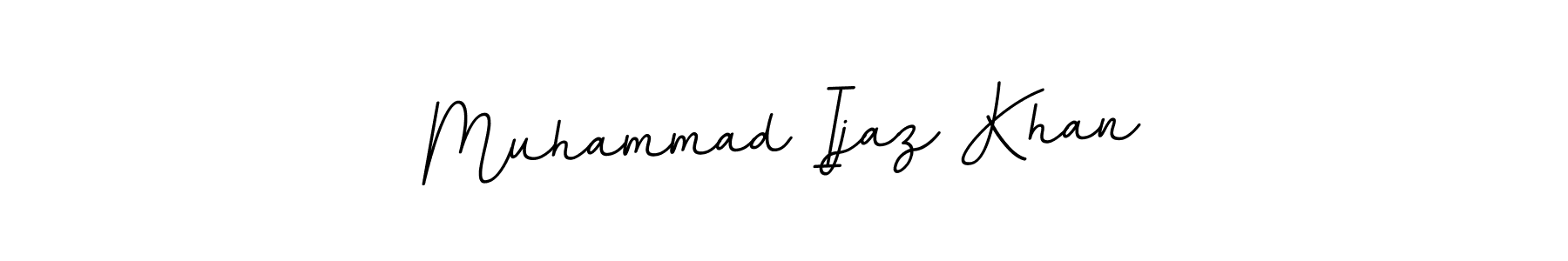 Make a beautiful signature design for name Muhammad Ijaz Khan. With this signature (BallpointsItalic-DORy9) style, you can create a handwritten signature for free. Muhammad Ijaz Khan signature style 11 images and pictures png