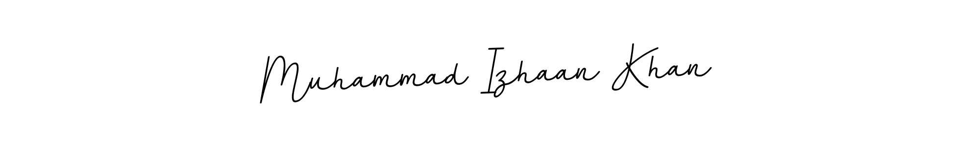 Design your own signature with our free online signature maker. With this signature software, you can create a handwritten (BallpointsItalic-DORy9) signature for name Muhammad Izhaan Khan. Muhammad Izhaan Khan signature style 11 images and pictures png