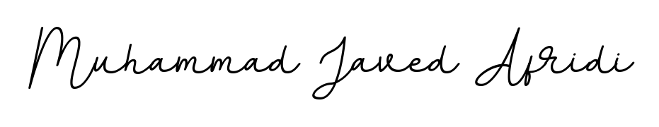 Designed for modern professionals: Muhammad Javed Afridi name signature crafted with BallpointsItalic-DORy9 script. Ready for digital PDF workflows. Muhammad Javed Afridi signature style 11 images and pictures png