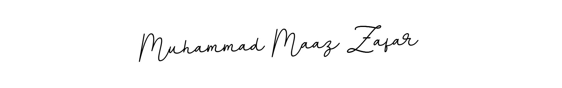 Use a signature maker to create a handwritten signature online. With this signature software, you can design (BallpointsItalic-DORy9) your own signature for name Muhammad Maaz Zafar. Muhammad Maaz Zafar signature style 11 images and pictures png