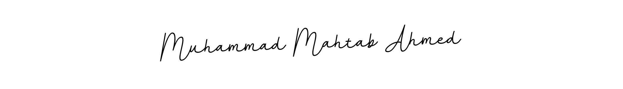 Create a beautiful signature design for name Muhammad Mahtab Ahmed. With this signature (BallpointsItalic-DORy9) fonts, you can make a handwritten signature for free. Muhammad Mahtab Ahmed signature style 11 images and pictures png