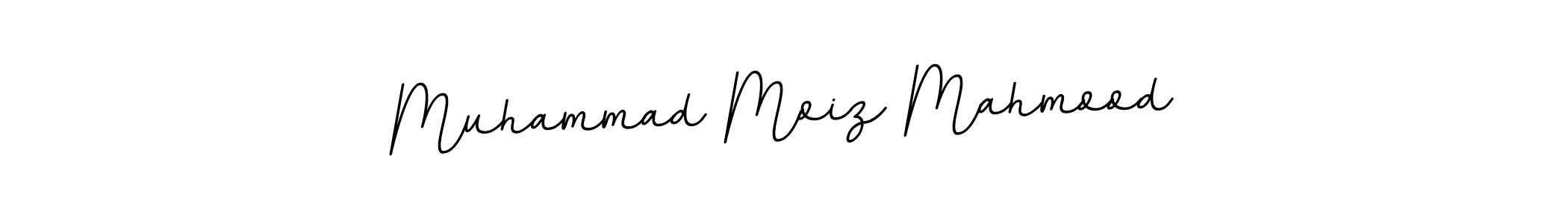 Make a beautiful signature design for name Muhammad Moiz Mahmood. With this signature (BallpointsItalic-DORy9) style, you can create a handwritten signature for free. Muhammad Moiz Mahmood signature style 11 images and pictures png