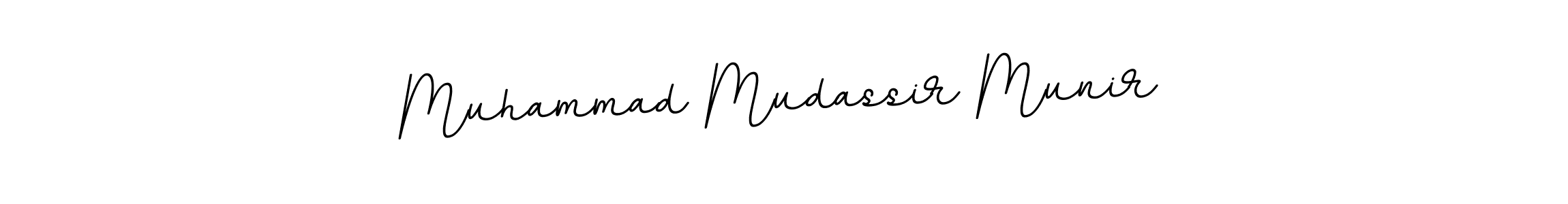 This is the best signature style for the Muhammad Mudassir Munir name. Also you like these signature font (BallpointsItalic-DORy9). Mix name signature. Muhammad Mudassir Munir signature style 11 images and pictures png