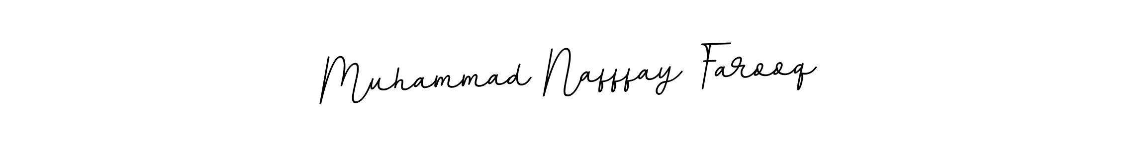 Make a beautiful signature design for name Muhammad Nafffay Farooq. With this signature (BallpointsItalic-DORy9) style, you can create a handwritten signature for free. Muhammad Nafffay Farooq signature style 11 images and pictures png