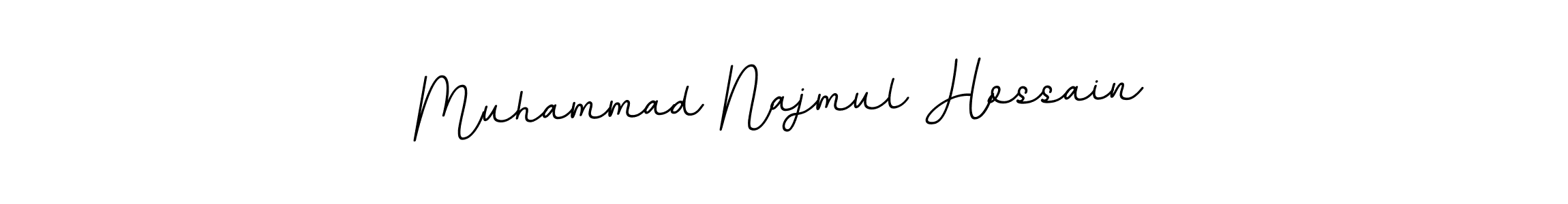 Design your own signature with our free online signature maker. With this signature software, you can create a handwritten (BallpointsItalic-DORy9) signature for name Muhammad Najmul Hossain. Muhammad Najmul Hossain signature style 11 images and pictures png