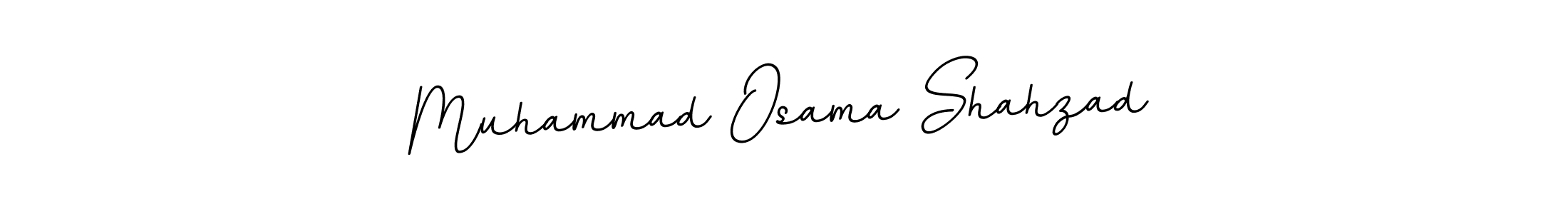 This is the best signature style for the Muhammad Osama Shahzad name. Also you like these signature font (BallpointsItalic-DORy9). Mix name signature. Muhammad Osama Shahzad signature style 11 images and pictures png