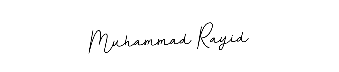 BallpointsItalic-DORy9 is a professional signature style that is perfect for those who want to add a touch of class to their signature. It is also a great choice for those who want to make their signature more unique. Get Muhammad Rayid name to fancy signature for free. Muhammad Rayid signature style 11 images and pictures png