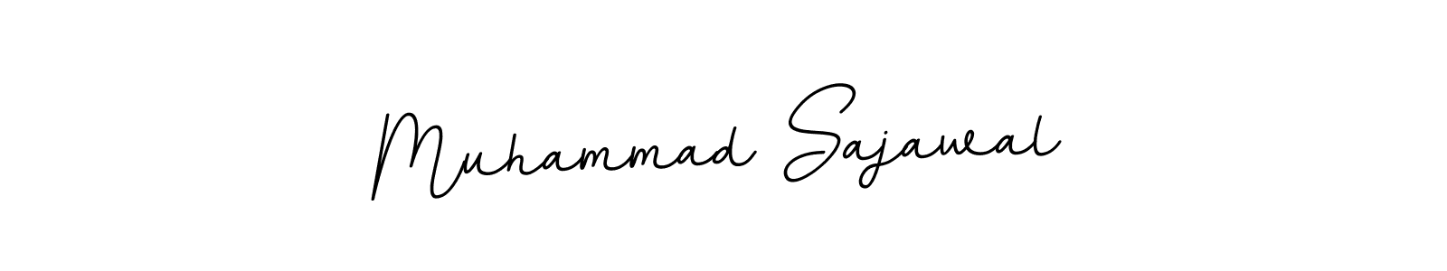 Use a signature maker to create a handwritten signature online. With this signature software, you can design (BallpointsItalic-DORy9) your own signature for name Muhammad Sajawal. Muhammad Sajawal signature style 11 images and pictures png