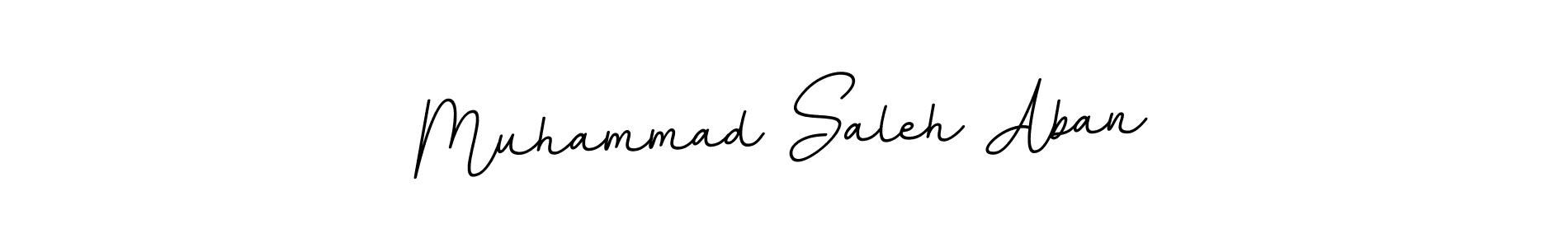 Make a beautiful signature design for name Muhammad Saleh Aban. With this signature (BallpointsItalic-DORy9) style, you can create a handwritten signature for free. Muhammad Saleh Aban signature style 11 images and pictures png