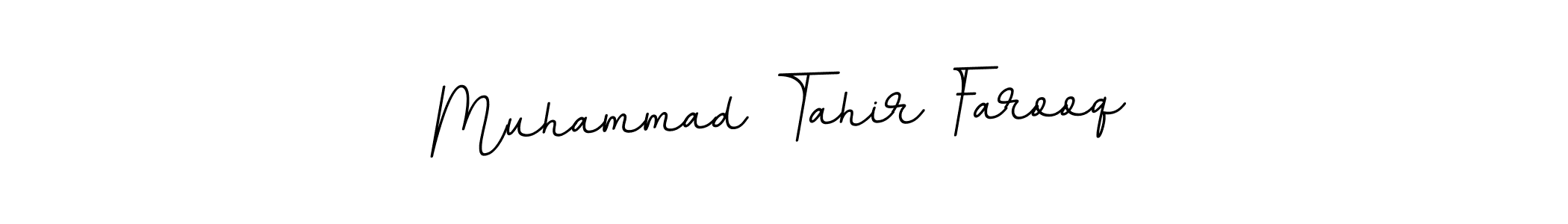 Muhammad Tahir Farooq stylish signature style. Best Handwritten Sign (BallpointsItalic-DORy9) for my name. Handwritten Signature Collection Ideas for my name Muhammad Tahir Farooq. Muhammad Tahir Farooq signature style 11 images and pictures png