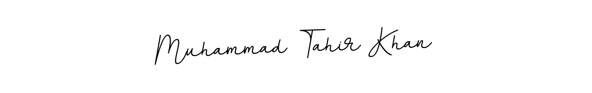 You should practise on your own different ways (BallpointsItalic-DORy9) to write your name (Muhammad Tahir Khan) in signature. don't let someone else do it for you. Muhammad Tahir Khan signature style 11 images and pictures png