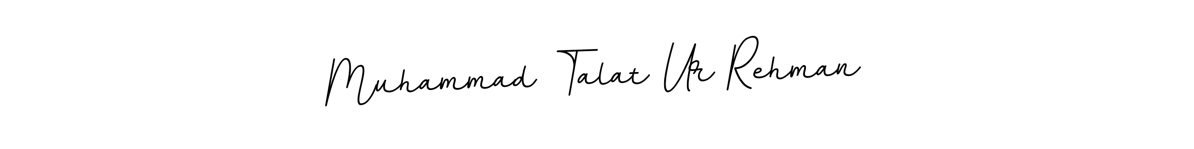 It looks lik you need a new signature style for name Muhammad Talat Ur Rehman. Design unique handwritten (BallpointsItalic-DORy9) signature with our free signature maker in just a few clicks. Muhammad Talat Ur Rehman signature style 11 images and pictures png