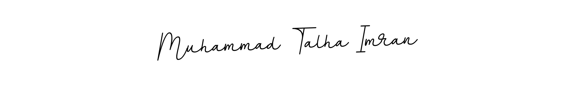 You should practise on your own different ways (BallpointsItalic-DORy9) to write your name (Muhammad Talha Imran) in signature. don't let someone else do it for you. Muhammad Talha Imran signature style 11 images and pictures png