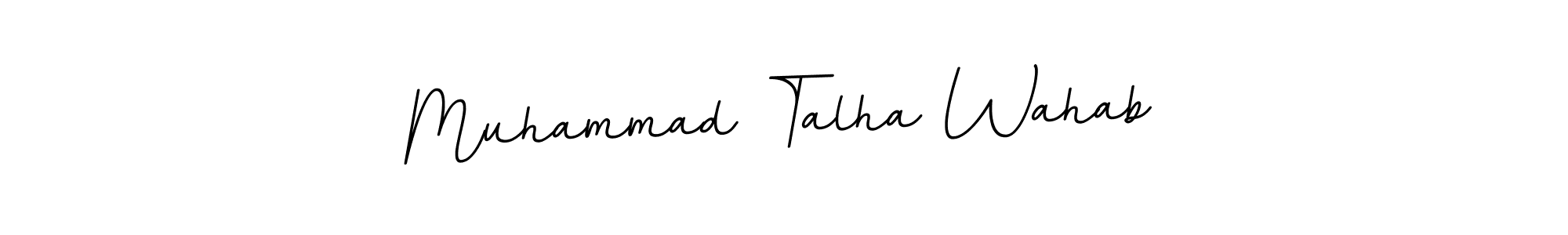 Also we have Muhammad Talha Wahab name is the best signature style. Create professional handwritten signature collection using BallpointsItalic-DORy9 autograph style. Muhammad Talha Wahab signature style 11 images and pictures png