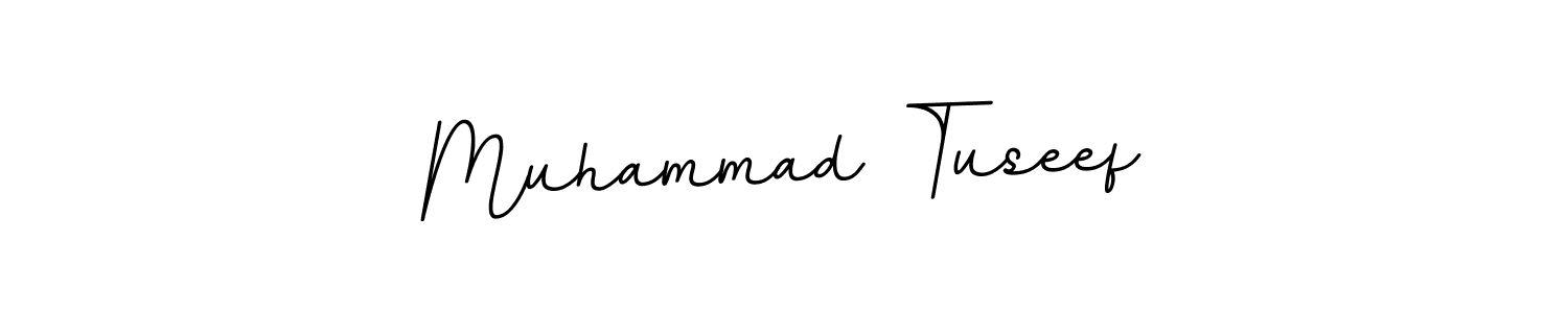 Use a signature maker to create a handwritten signature online. With this signature software, you can design (BallpointsItalic-DORy9) your own signature for name Muhammad Tuseef. Muhammad Tuseef signature style 11 images and pictures png