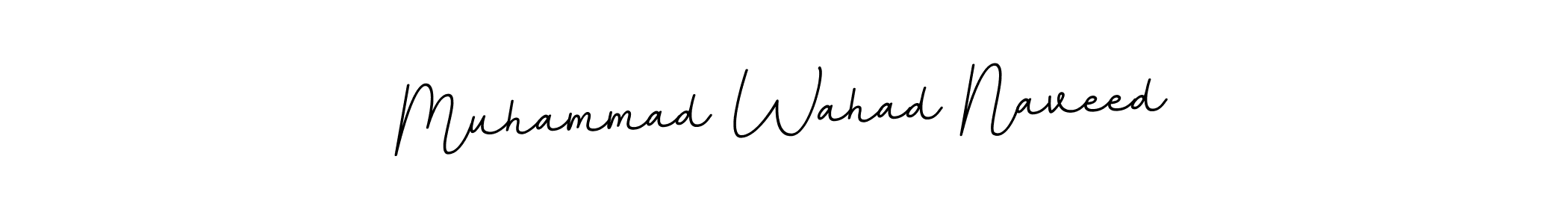 Make a beautiful signature design for name Muhammad Wahad Naveed. Use this online signature maker to create a handwritten signature for free. Muhammad Wahad Naveed signature style 11 images and pictures png