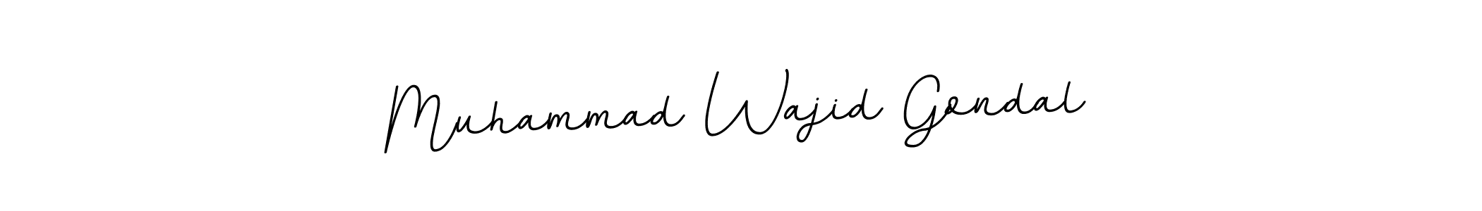 Muhammad Wajid Gondal stylish signature style. Best Handwritten Sign (BallpointsItalic-DORy9) for my name. Handwritten Signature Collection Ideas for my name Muhammad Wajid Gondal. Muhammad Wajid Gondal signature style 11 images and pictures png