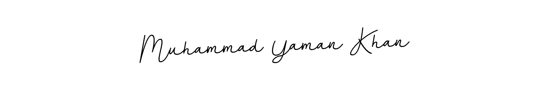 Make a beautiful signature design for name Muhammad Yaman Khan. With this signature (BallpointsItalic-DORy9) style, you can create a handwritten signature for free. Muhammad Yaman Khan signature style 11 images and pictures png