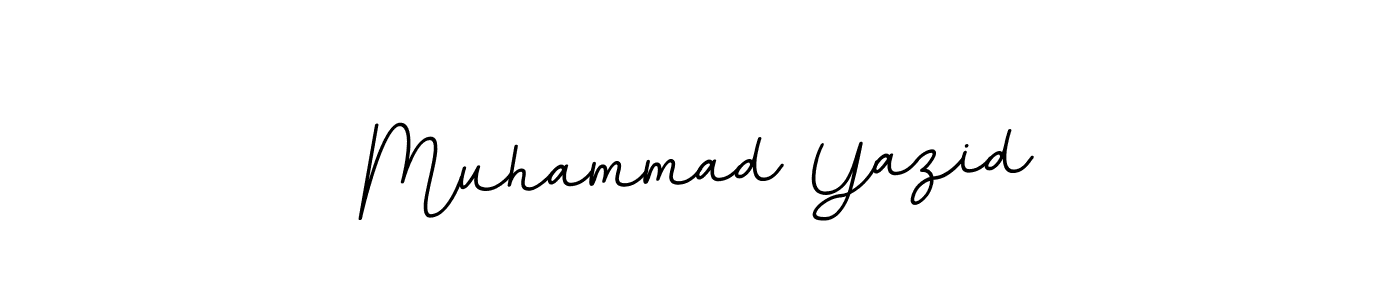 Design your own signature with our free online signature maker. With this signature software, you can create a handwritten (BallpointsItalic-DORy9) signature for name Muhammad Yazid. Muhammad Yazid signature style 11 images and pictures png