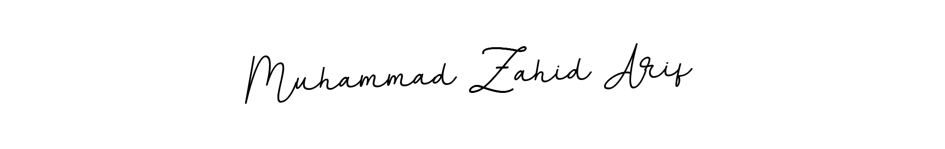 Use a signature maker to create a handwritten signature online. With this signature software, you can design (BallpointsItalic-DORy9) your own signature for name Muhammad Zahid Arif. Muhammad Zahid Arif signature style 11 images and pictures png