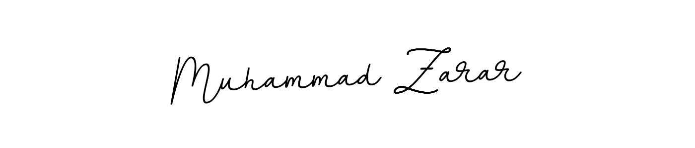 Create a beautiful signature design for name Muhammad Zarar. With this signature (BallpointsItalic-DORy9) fonts, you can make a handwritten signature for free. Muhammad Zarar signature style 11 images and pictures png