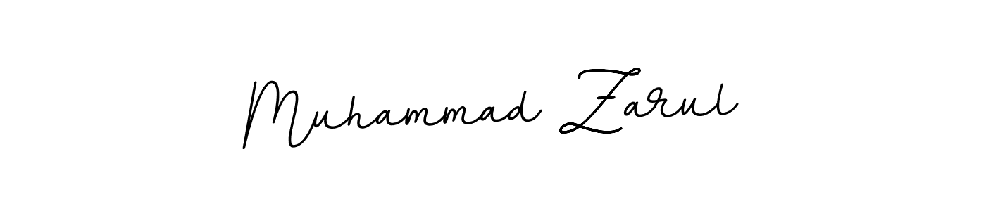 Make a beautiful signature design for name Muhammad Zarul. With this signature (BallpointsItalic-DORy9) style, you can create a handwritten signature for free. Muhammad Zarul signature style 11 images and pictures png