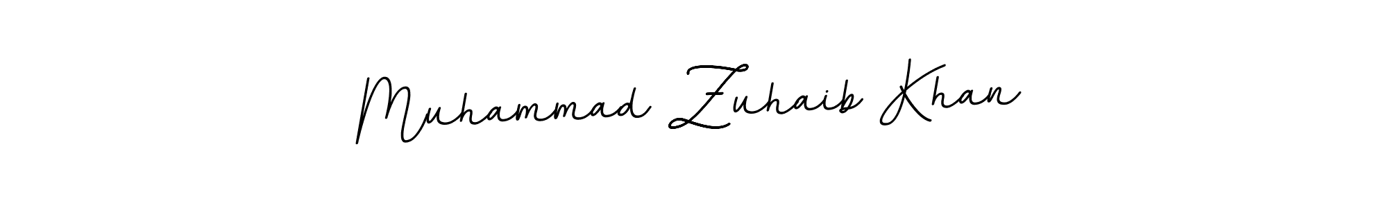 Use a signature maker to create a handwritten signature online. With this signature software, you can design (BallpointsItalic-DORy9) your own signature for name Muhammad Zuhaib Khan. Muhammad Zuhaib Khan signature style 11 images and pictures png