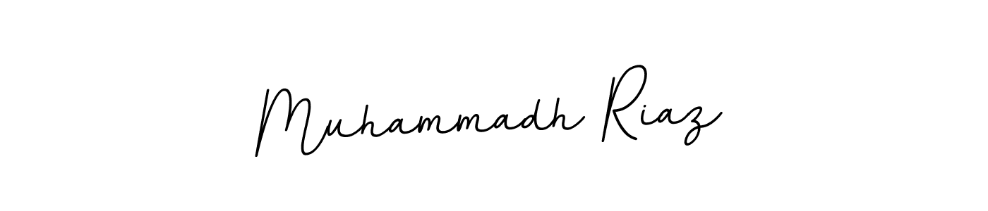 Make a beautiful signature design for name Muhammadh Riaz. With this signature (BallpointsItalic-DORy9) style, you can create a handwritten signature for free. Muhammadh Riaz signature style 11 images and pictures png