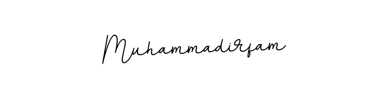 if you are searching for the best signature style for your name Muhammadirfam. so please give up your signature search. here we have designed multiple signature styles  using BallpointsItalic-DORy9. Muhammadirfam signature style 11 images and pictures png
