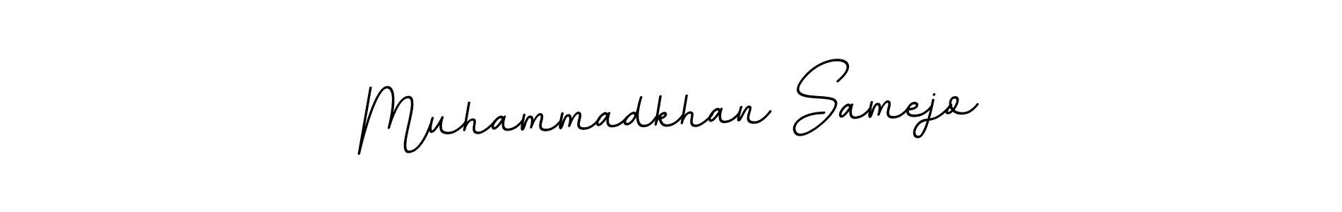 Use a signature maker to create a handwritten signature online. With this signature software, you can design (BallpointsItalic-DORy9) your own signature for name Muhammadkhan Samejo. Muhammadkhan Samejo signature style 11 images and pictures png