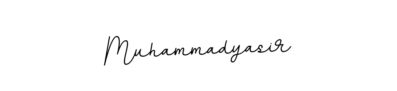 How to make Muhammadyasir signature? BallpointsItalic-DORy9 is a professional autograph style. Create handwritten signature for Muhammadyasir name. Muhammadyasir signature style 11 images and pictures png